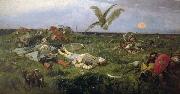 Viktor Vasnetsov The field of Igor Svyatoslavich battle with the Polovtsy, oil painting